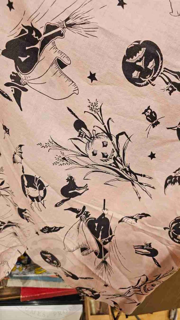 Vintage Halloween Fabric