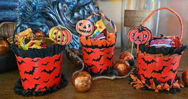 Vintage Style Halloween Nut Cups