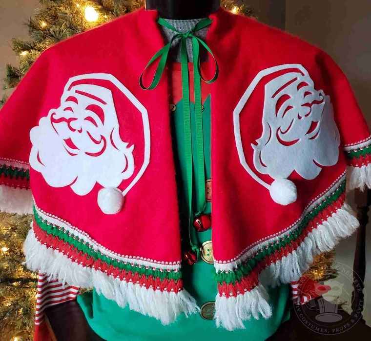 Christmas Cape From Tree Skirt