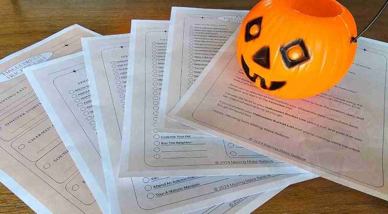 Halloween Bucket List by Making Make Believe