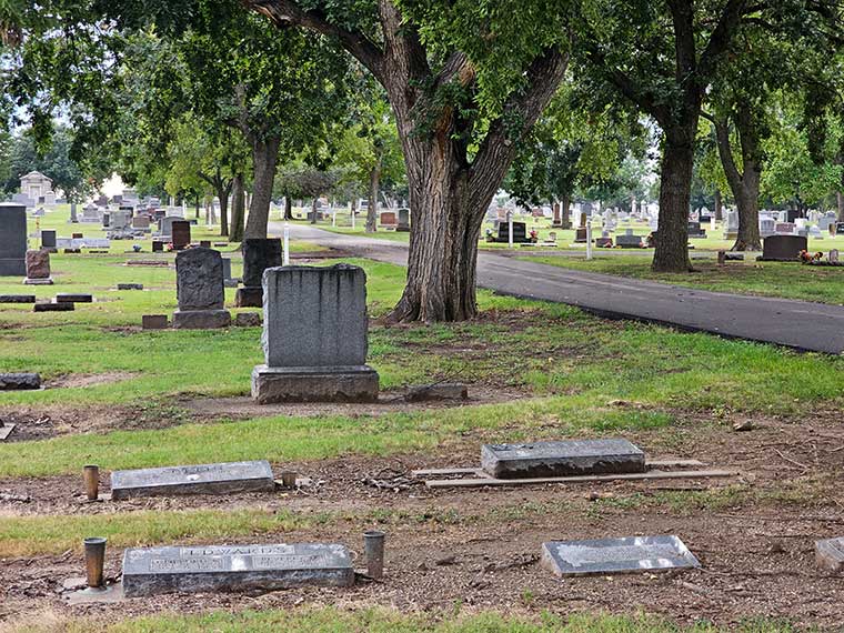 Cemetery walk