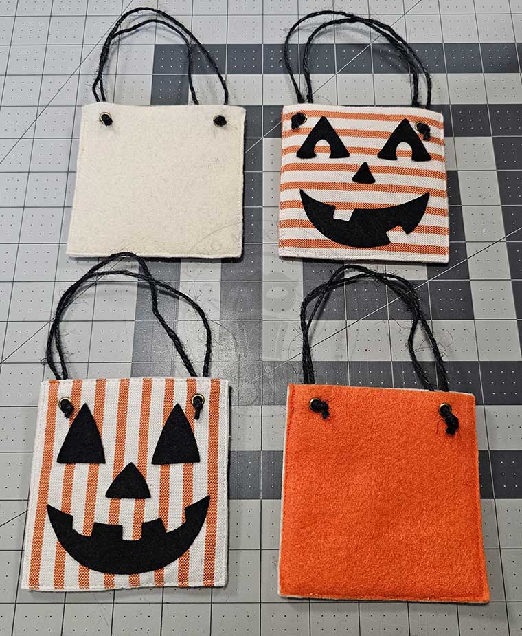 Add twin handles to boo bags
