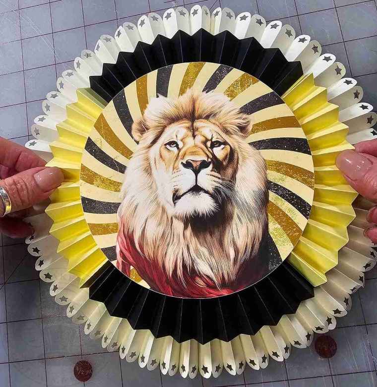 Haunted circus rosettes wall decor