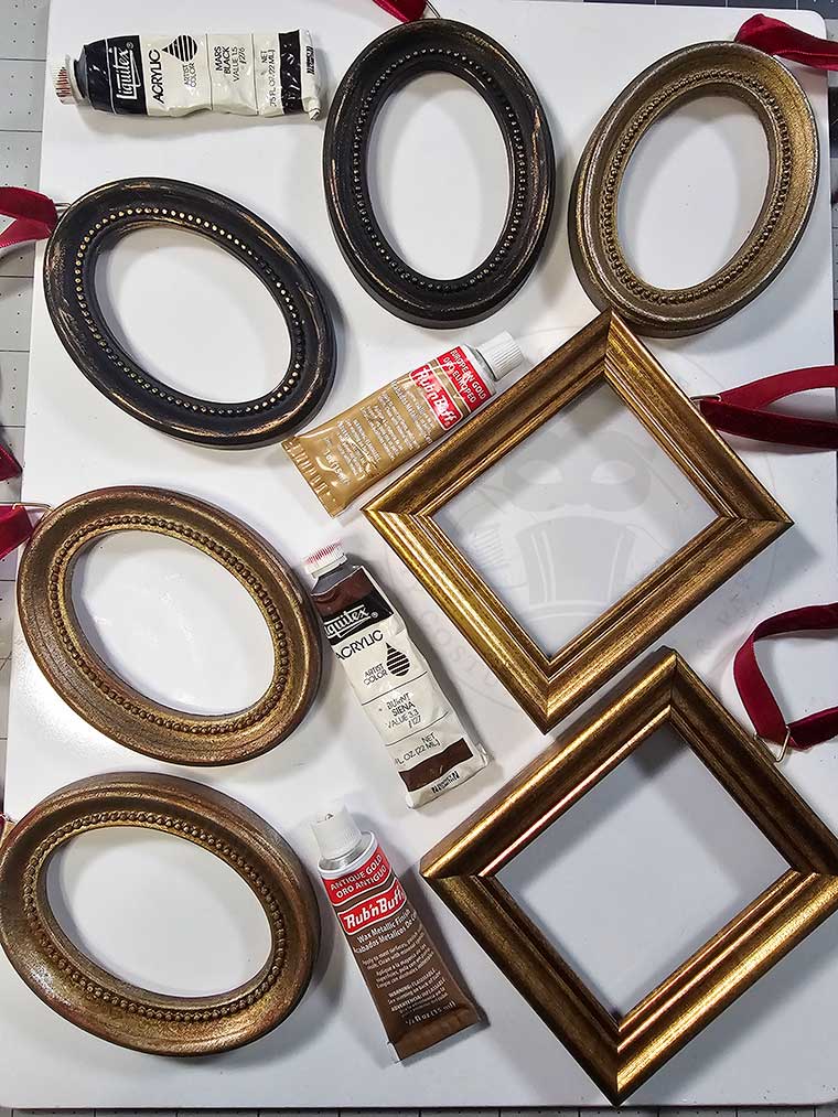 Ornament Frames Painted