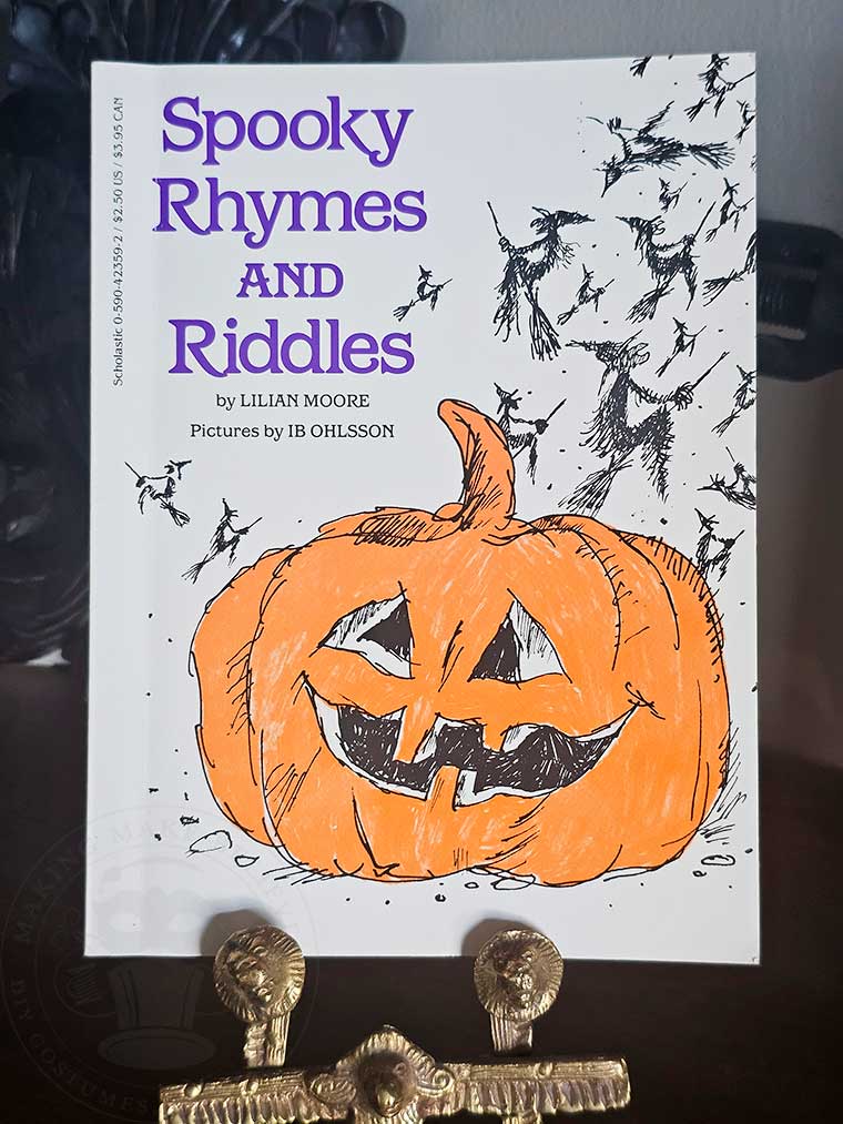 1972 Spooky Rhymes and Riddles Book
