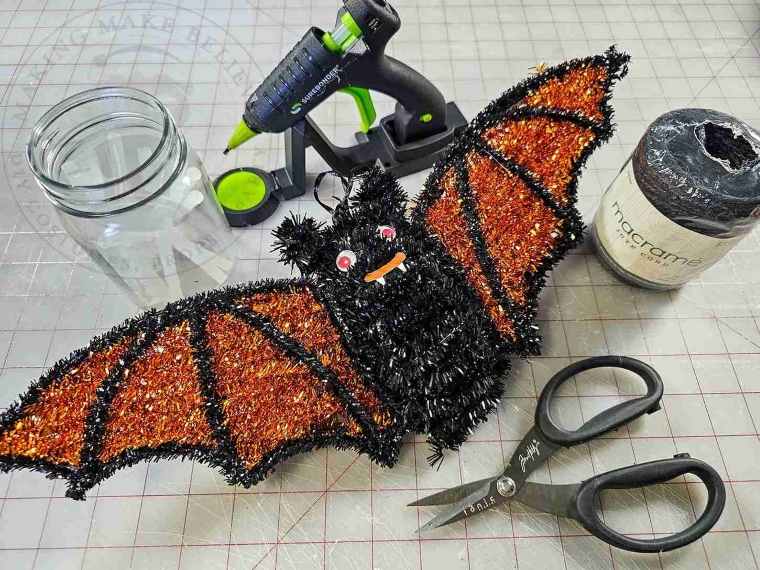 Halloween Hack Boho Bat supplies