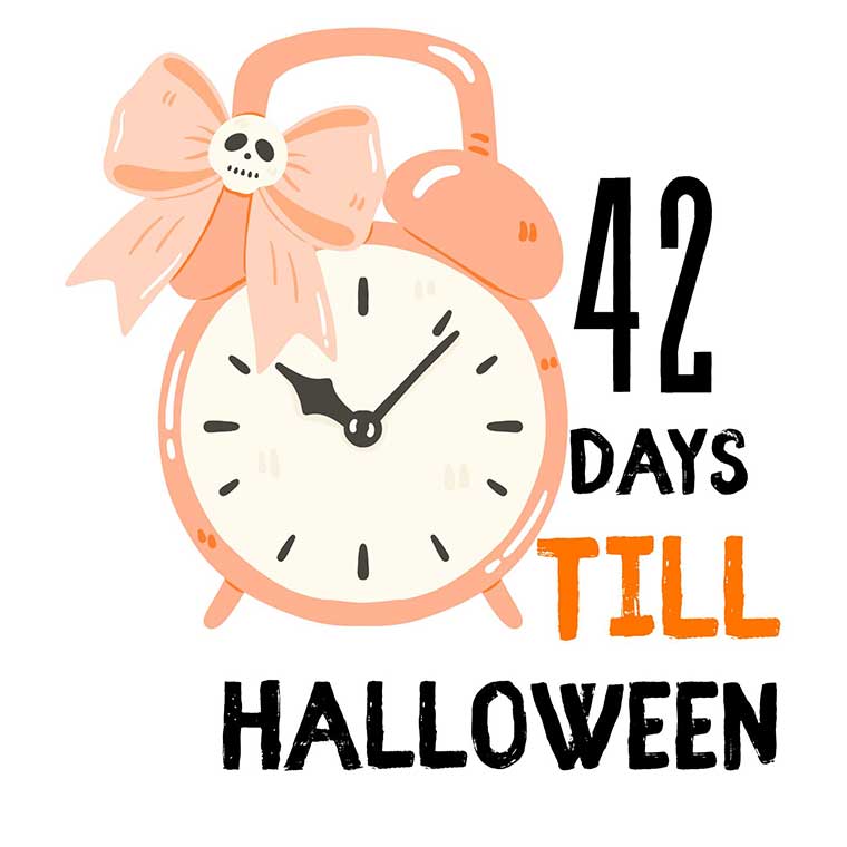 Halloween countdown clock