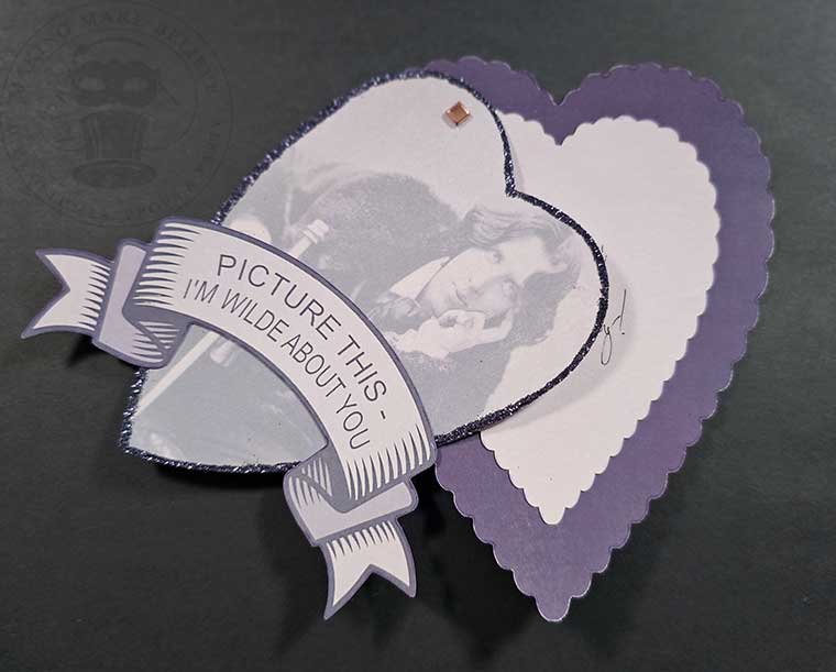 Peek Inside DIY Gothic Valentine