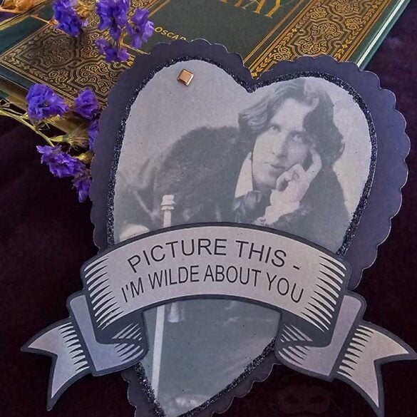 Oscar WIlde Dorian Gray Gothic DIY Valentine