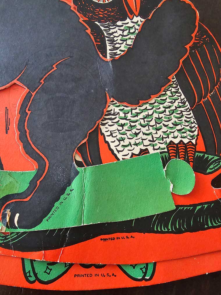 Vintage H.E. Luhrs Beistle Halloween Favor-ette