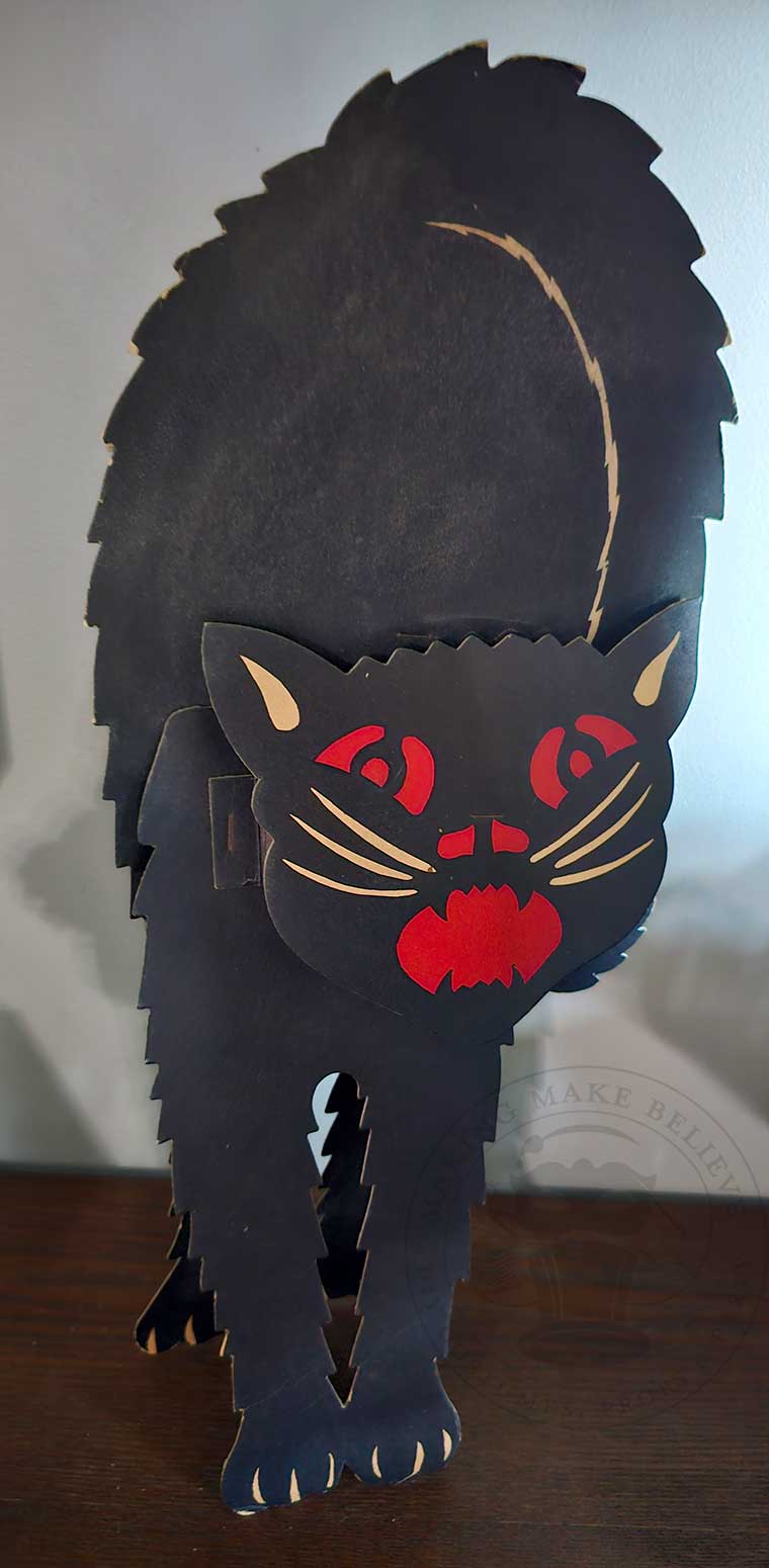 H.E. Luhrs Scaredy Cat Vintage Halloween Find