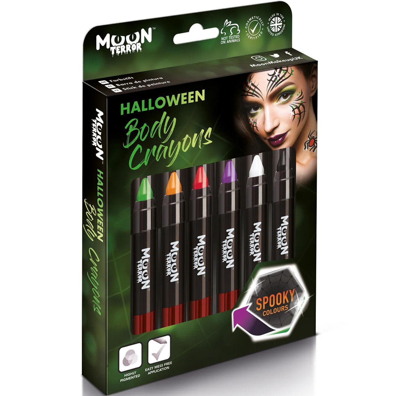 Moon Creations Terror Body Crayons - Spooky Colors 460x460