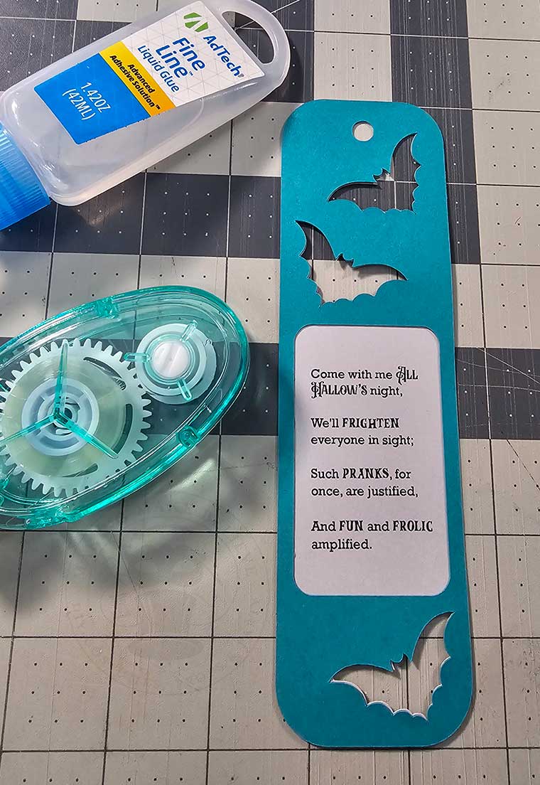 Align top layer onto middle layer