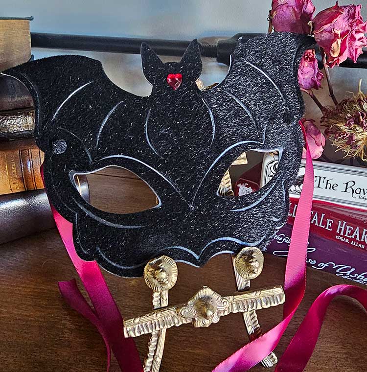 DIY Gothic Gala Bat Masquerade Mask