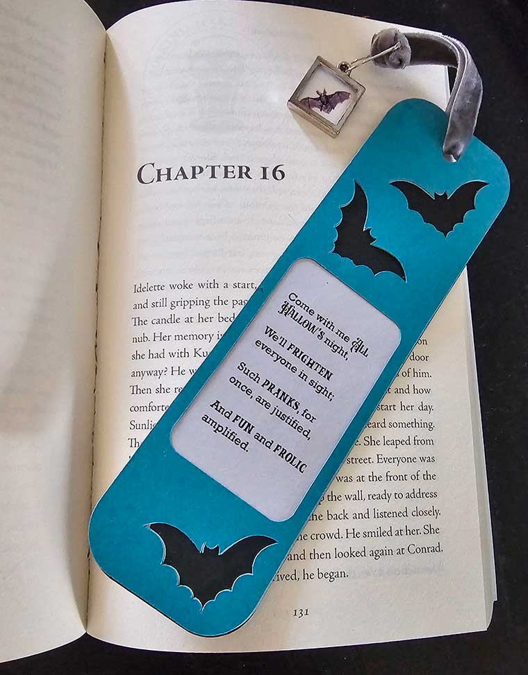 Vintage Inspired Halloween Bookmark