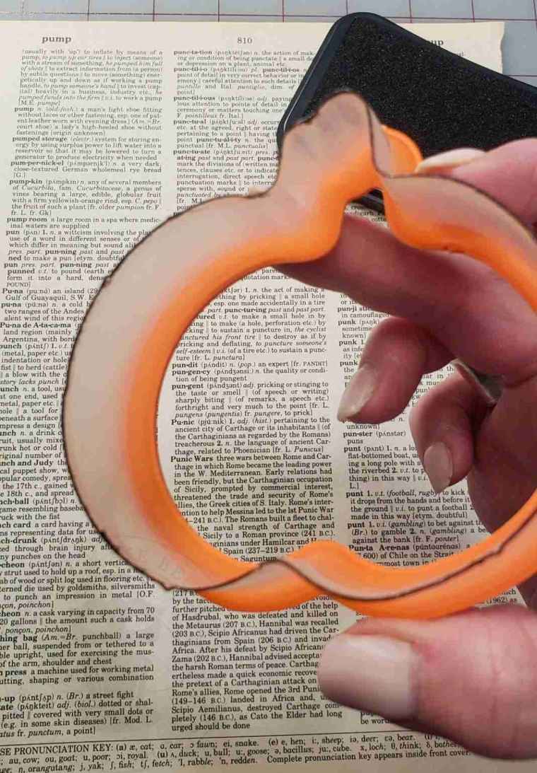 Add stamping ink to edges of cookie cutter