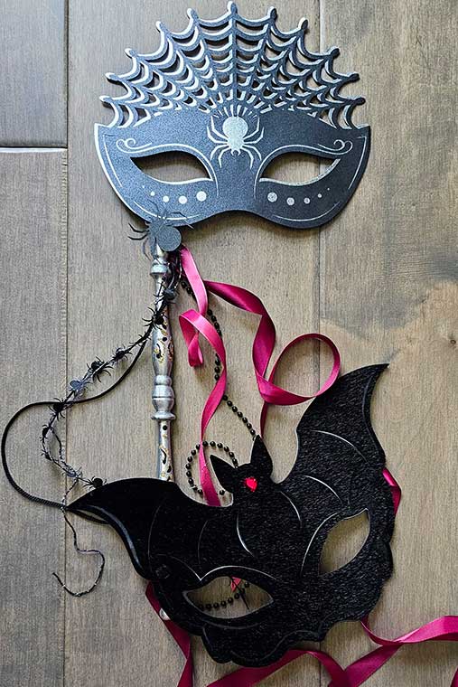 DIY Gothic Gala Masquerade Masks
