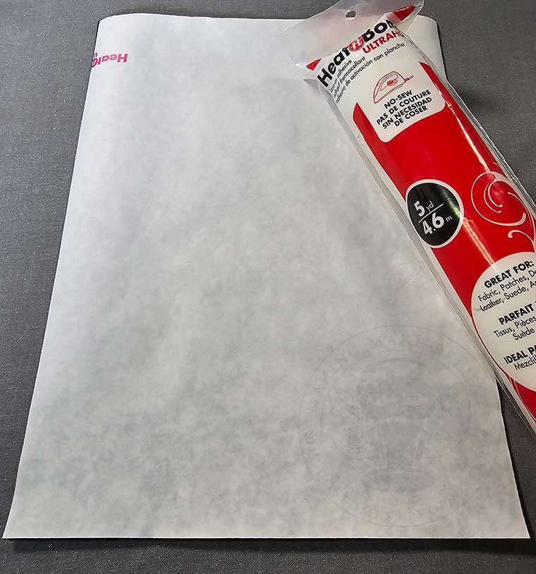 Heatnbond for slow stitch bat mask