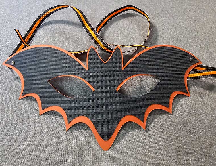 National Bat Appreciation Day Quick Cardstock Bat Mask