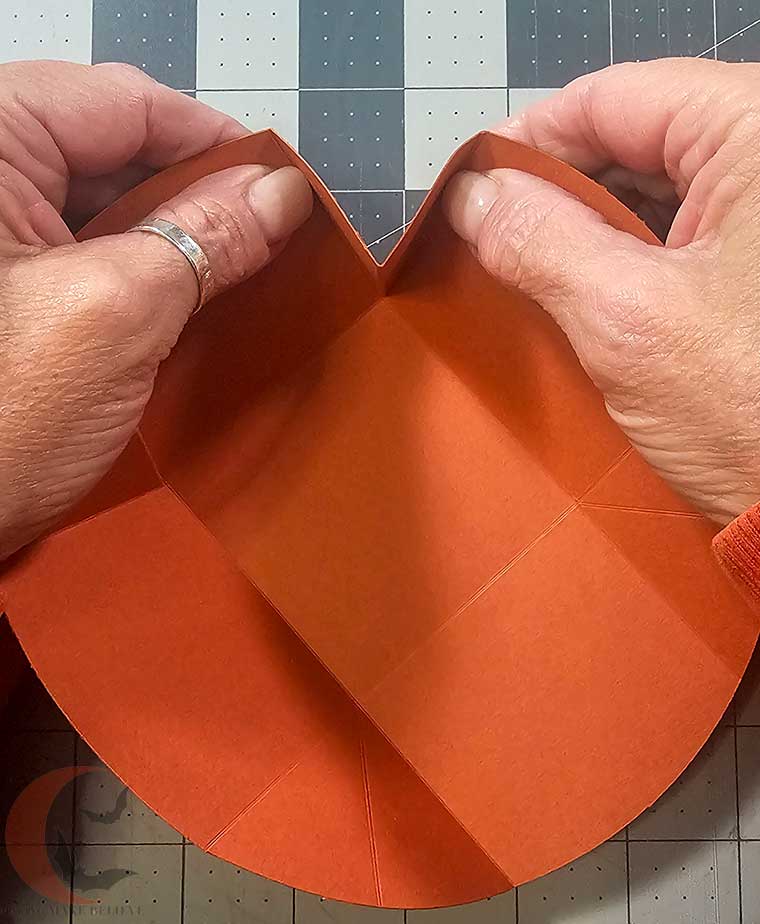 Fold in corners