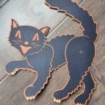 Vintage Inspired Jointed Scaredy Cat