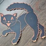 Vintage Inspired Jointed Scaredy Cat