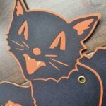 Vintage Inspired Jointed Scaredy Cat