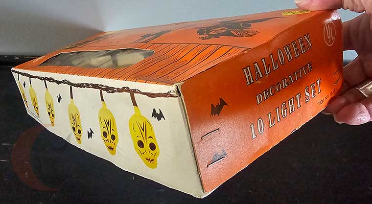 Vintage Halloween blow mold globe lights