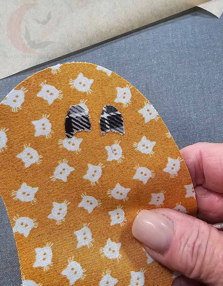 Fabric pieces fused together