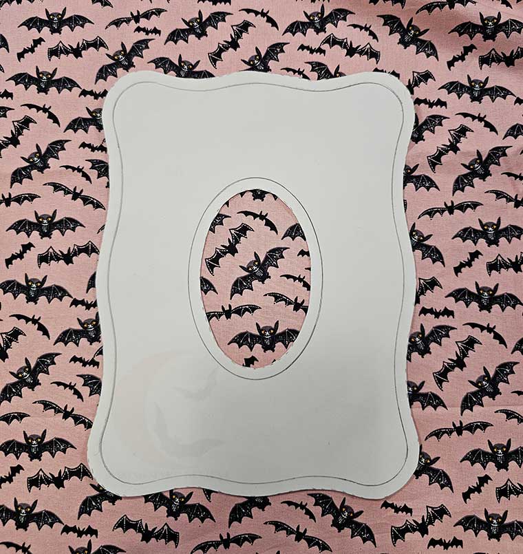 Determine fabric layout portrait