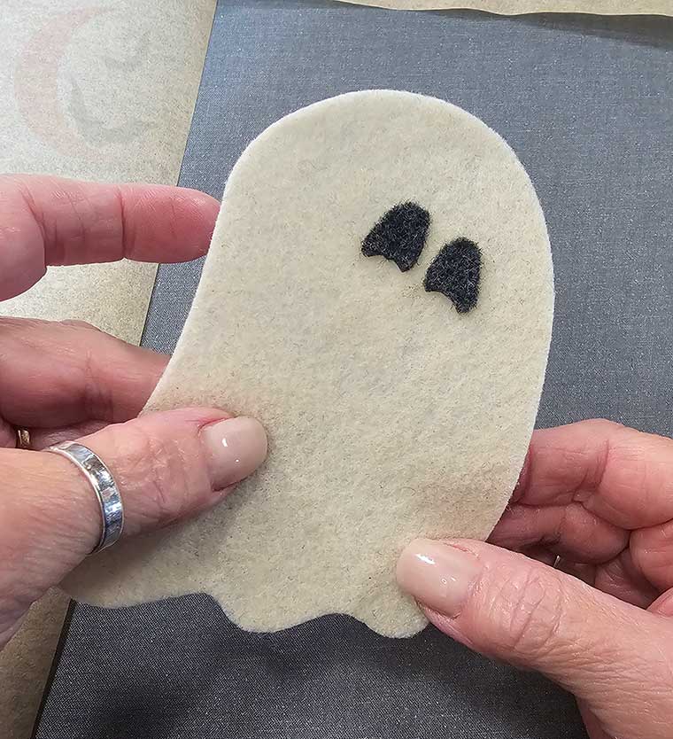 Felt pieces fused together