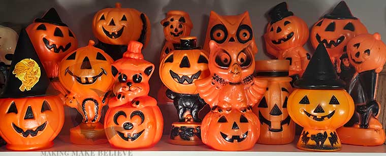 Vintage Halloween Blow Mold Collection at Making Make Believe LLC