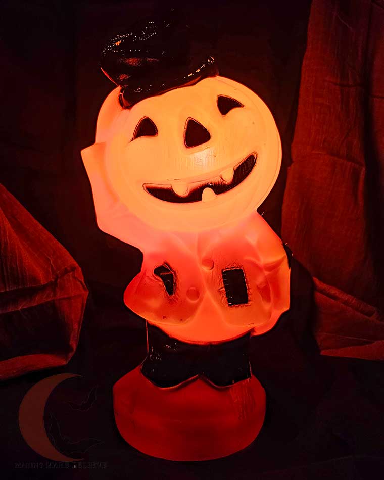 Empire Pumpkin Man Blow Mold Light Up