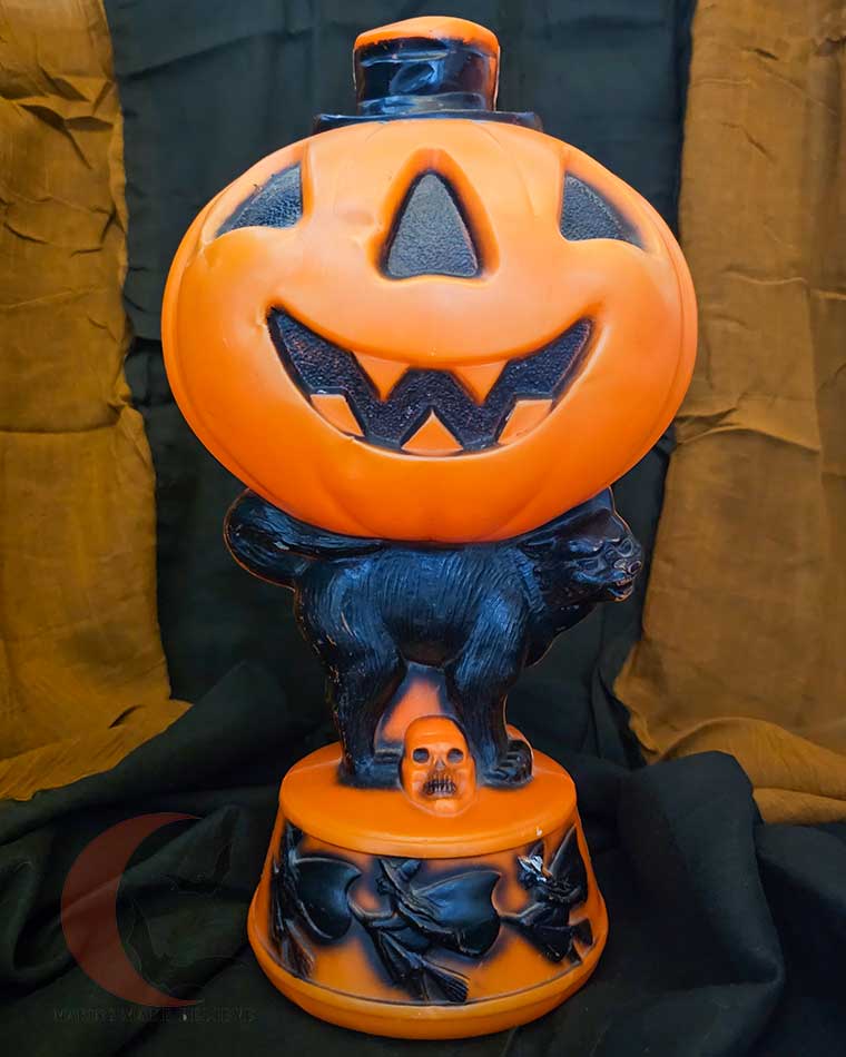 Empire Pumpkin Cat Blow Mold Light Up