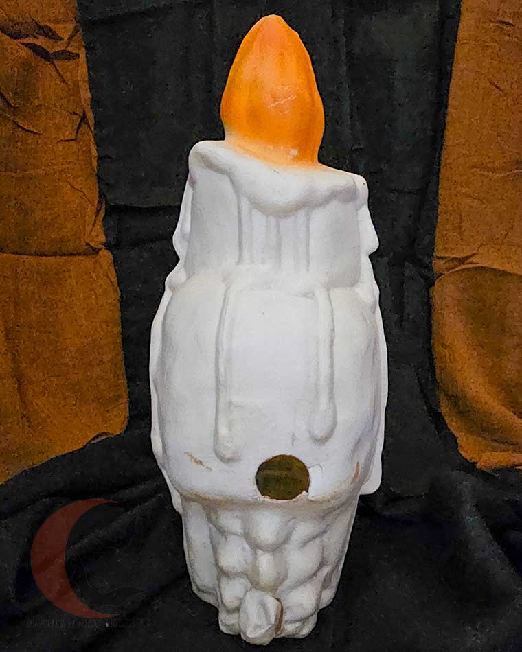 Star Band Skull Candle Vintage Halloween Blow Mold Light Up