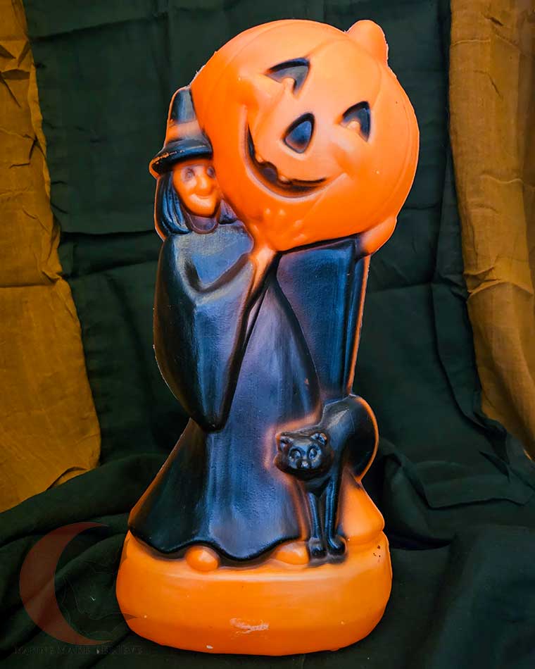 General Foam Plastics Wicked Witch Vintage Halloween Blow Mold Light Up