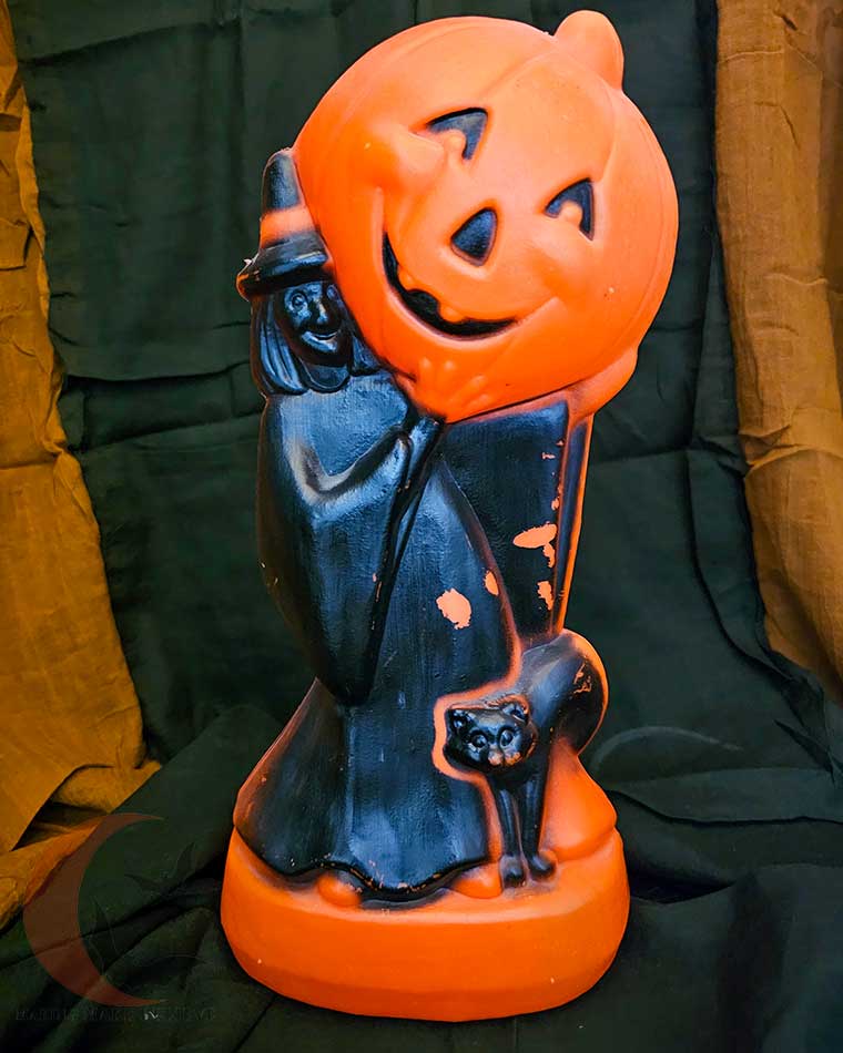 General Foam Plastics Wicked Witch Vintage Halloween Blow Mold Light Up