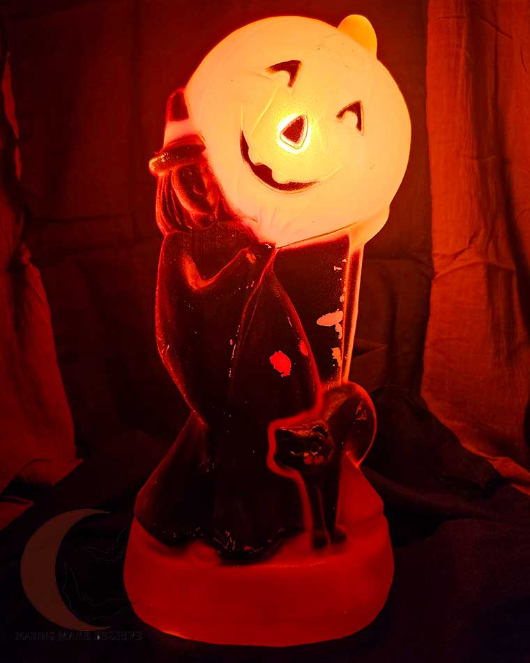 General Foam Plastics Wicked Witch Vintage Halloween Blow Mold Light Up